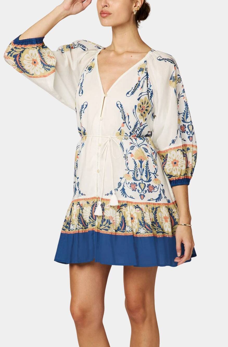 NEW CLEOBELLA thora mini dress in monaco